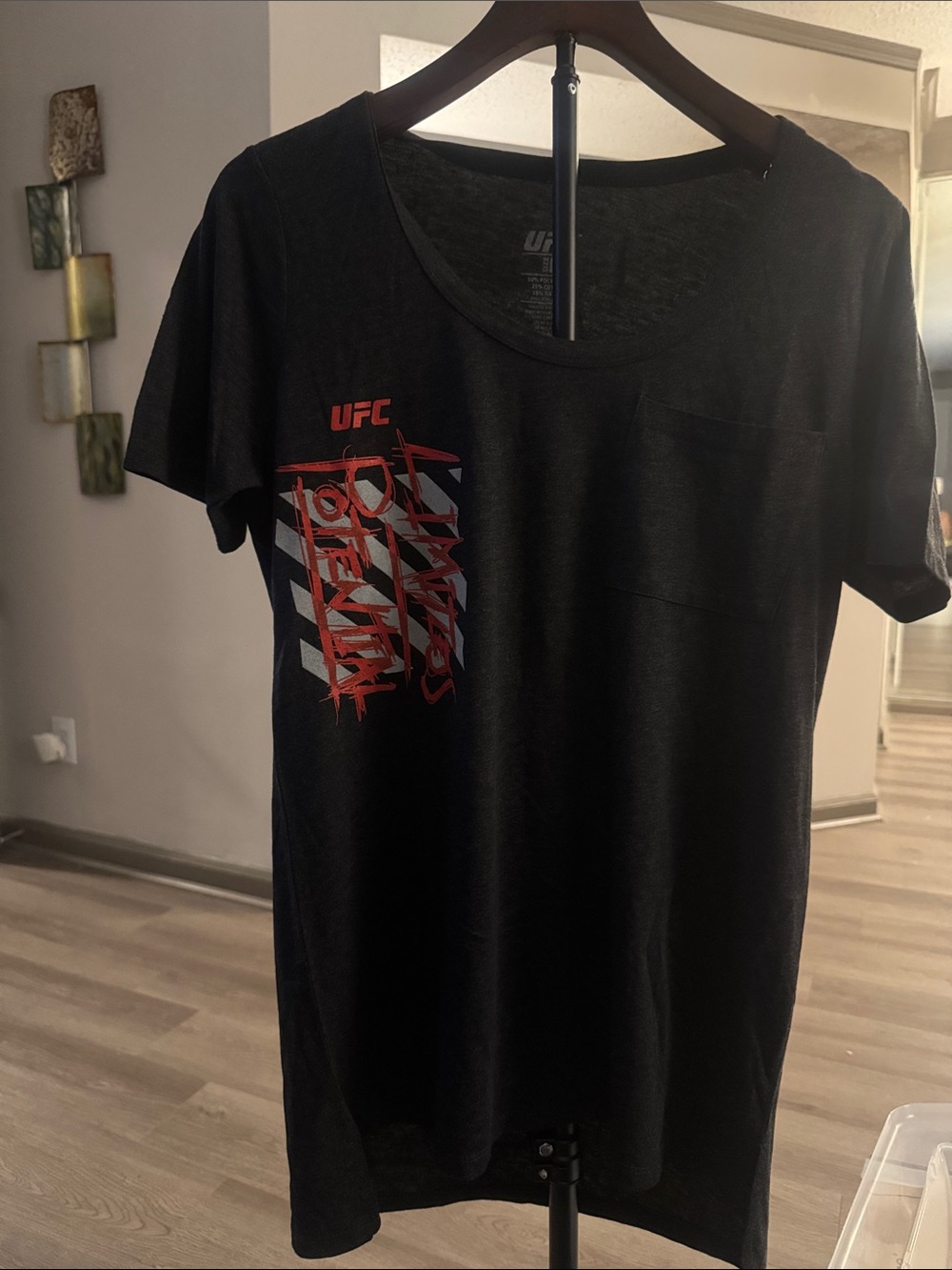 🔥black Venum UFC Authentic Fight Week t-shirt🔥UFC logo